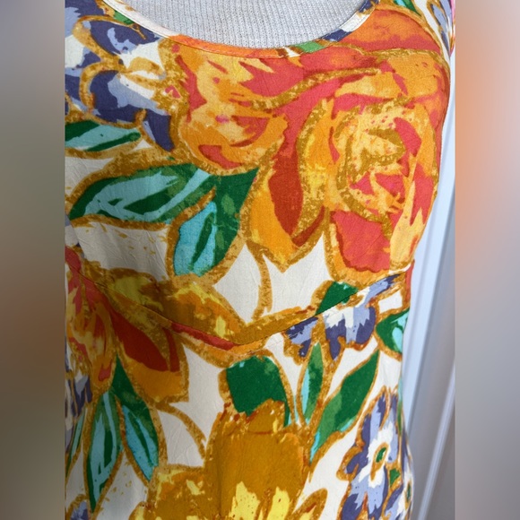 Jams World Dress Small Sleeveless Short Vintage 90s Y2K Hawaiian USA Tropical - Picture 4 of 8